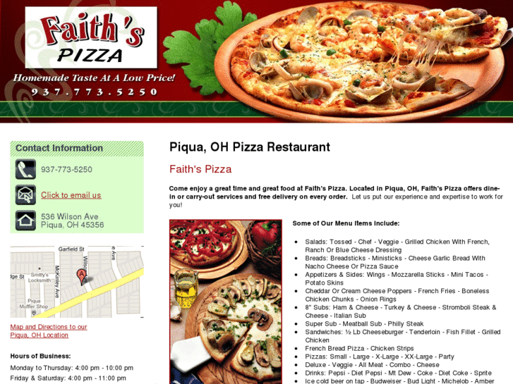 www.faithspizza.com