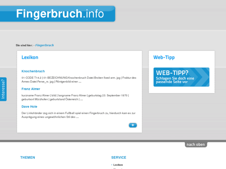 www.fingerbruch.info