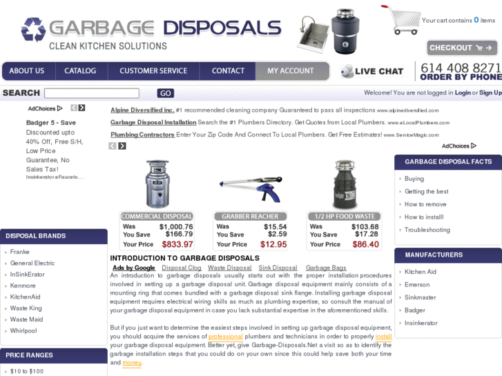 www.garbage-disposals.net