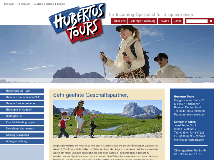 www.hubertustours.com