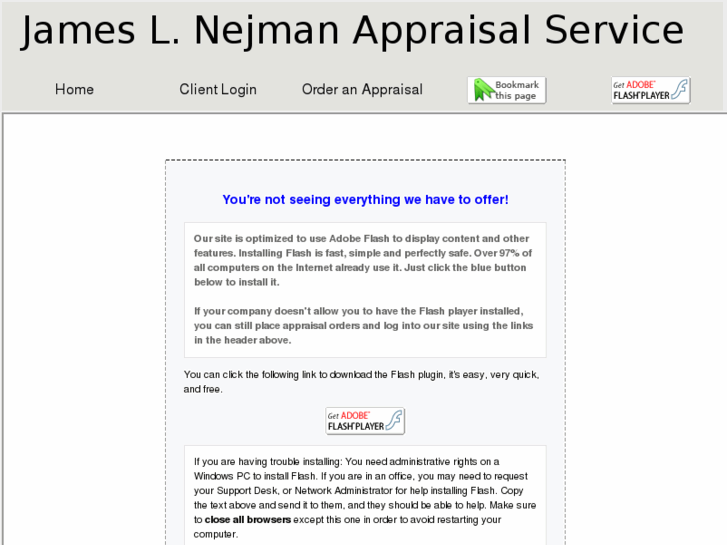 www.nejmanappraisalsvc.com