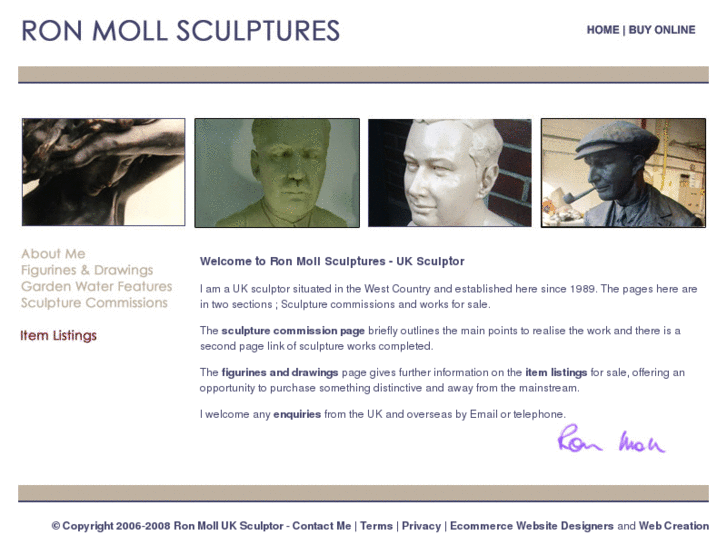 www.ronmollsculptures.com