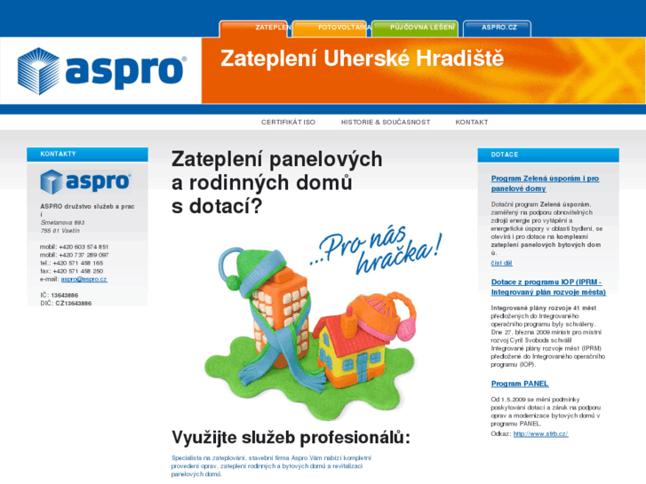 www.zatepleniuherskehradiste.cz