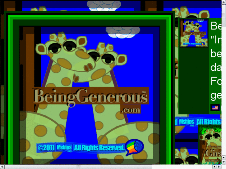 www.beinggenerous.com