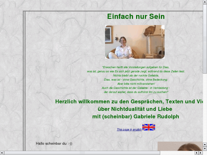 www.einfachnursein.de