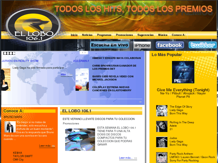 www.ellobo106.com