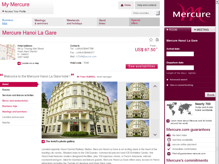 www.mercure-hanoi-la-gare.com