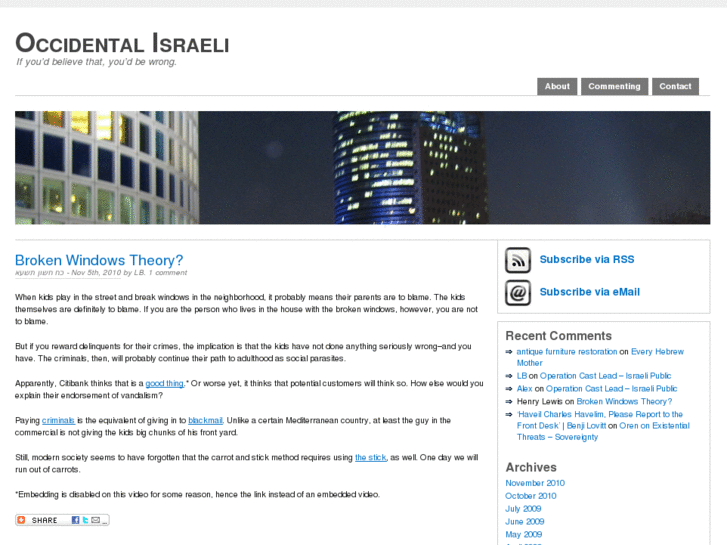 www.occidentalisraeli.com