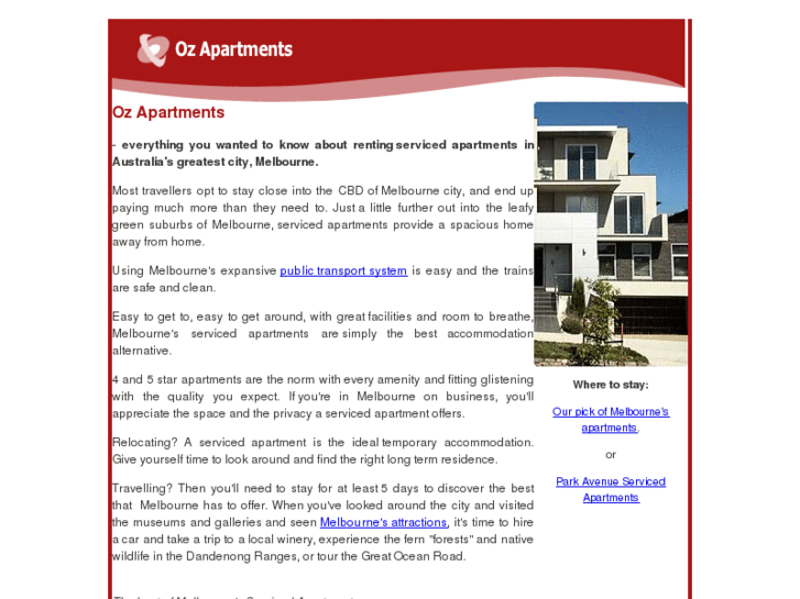 www.oz-apartments.com