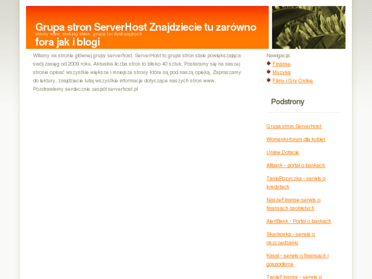 www.serverhost.pl