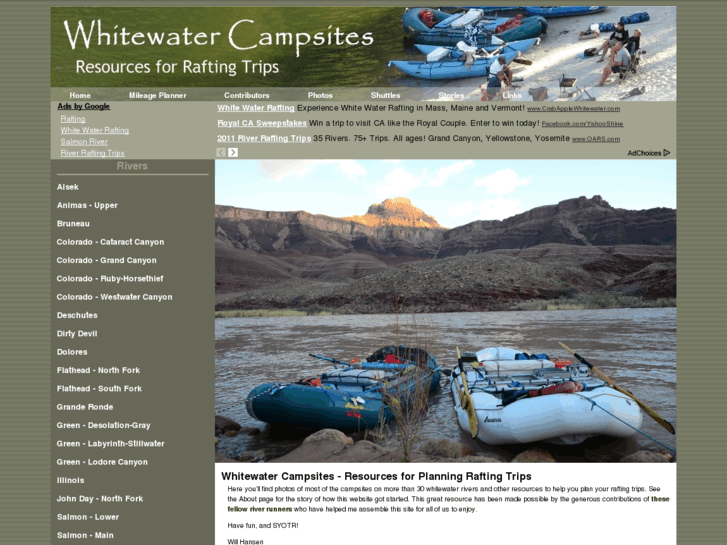 www.whitewatercampsites.com