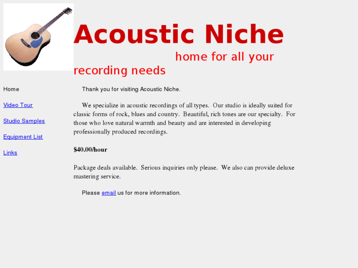 www.acoustic-niche.com
