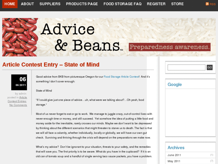 www.adviceandbeans.com