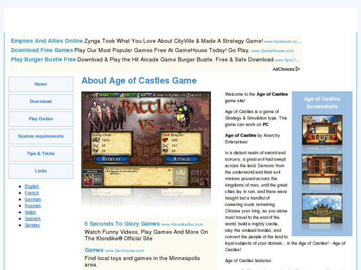 www.ageofcastlesonlinegame.com