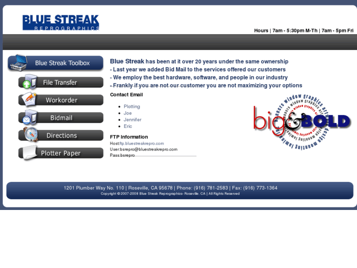 www.bluestreakrepro.com