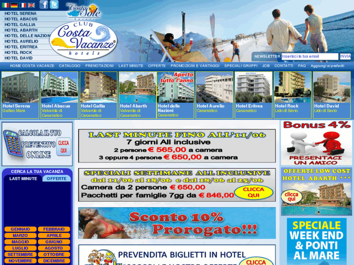 www.costavacanzehotels.com