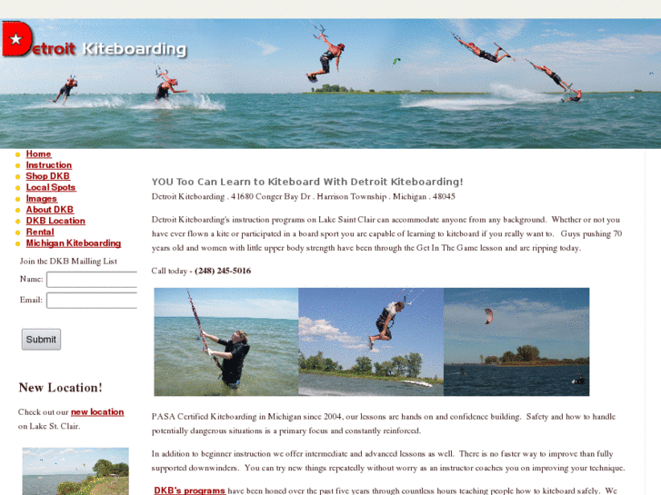 www.detroitkiteboardinglessons.com