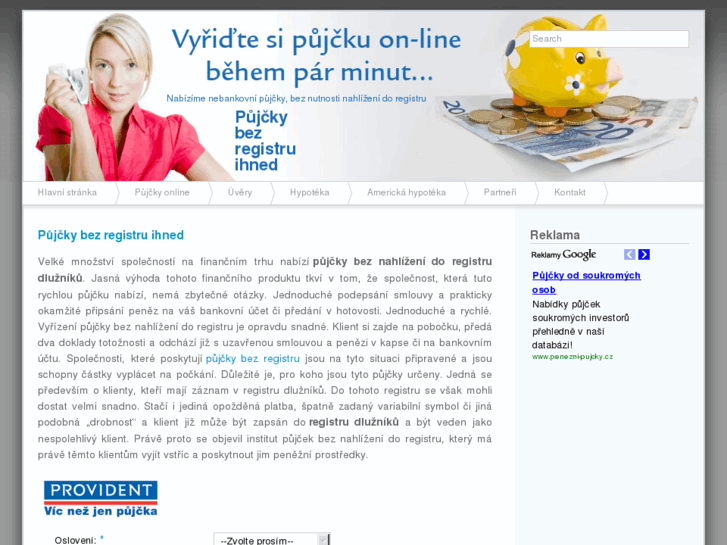 www.e-pujcky-bez-registru-ihned.cz