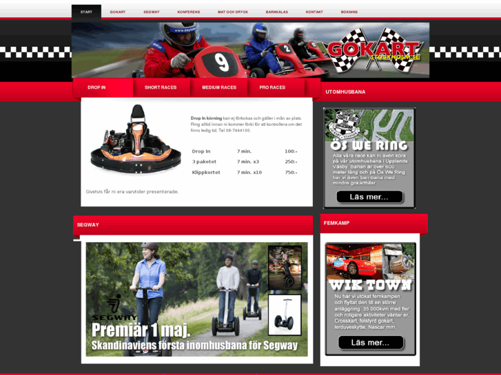 www.gokartstockholm.se