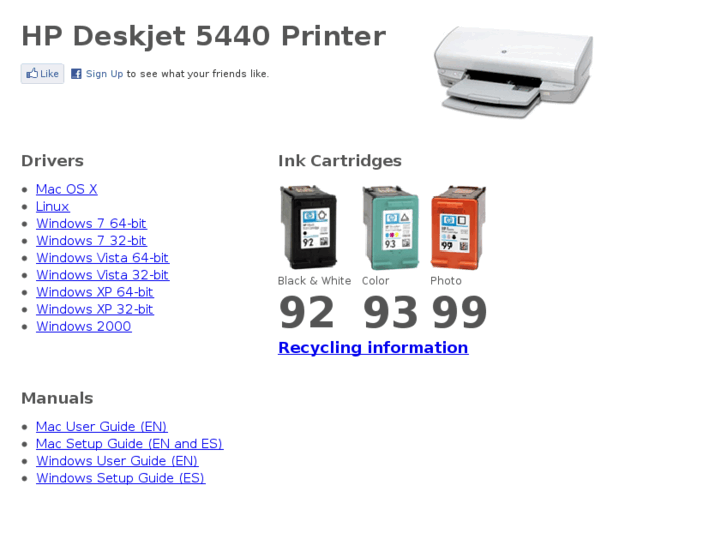 www.hpdeskjet5440.net