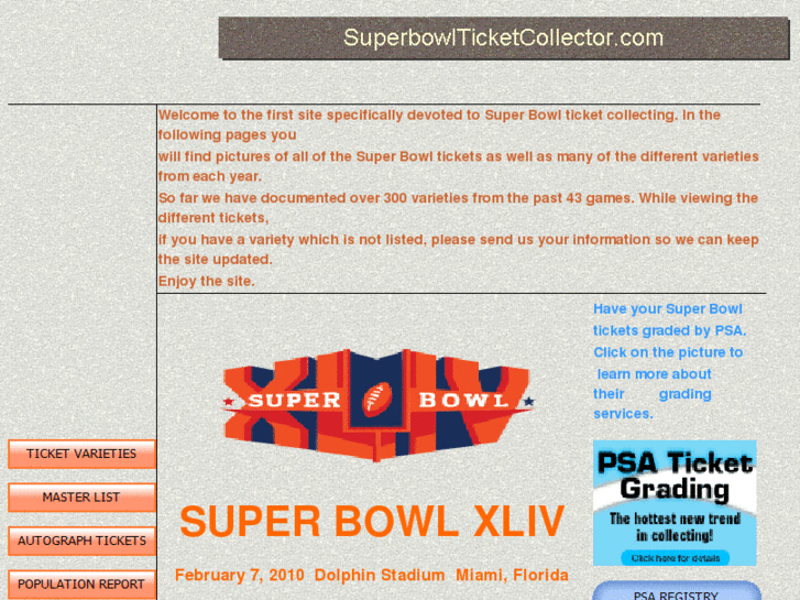 www.superbowlticketcollector.com