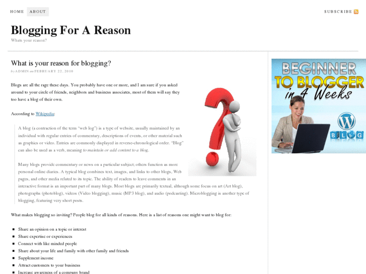 www.bloggingforareason.com