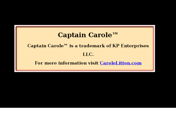 www.captaincarole.com