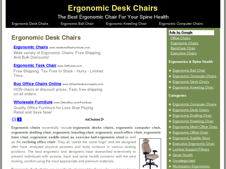 www.ergonomic-desk-chairs.com