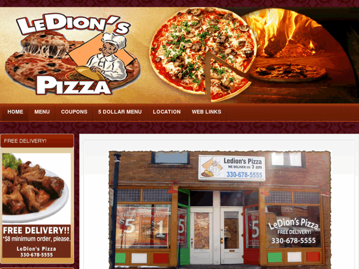 www.ledionspizza.com