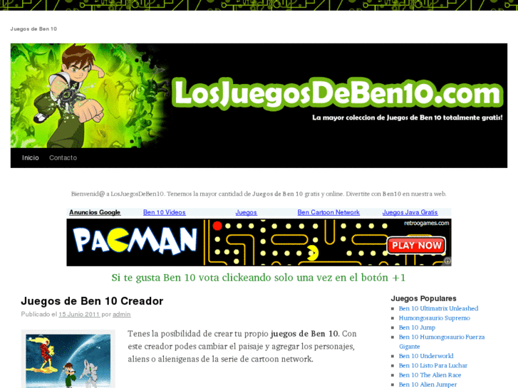 www.losjuegosdeben10.com