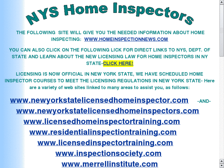 www.newyorkstatelicensedhomeinspector.com