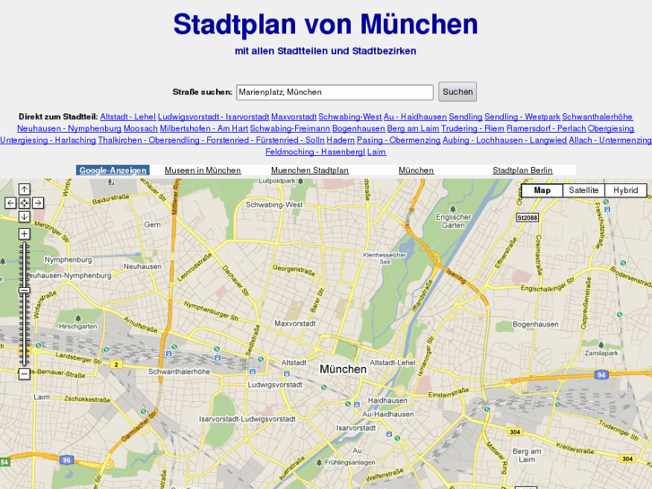 www.stadtplanmuenchen.com