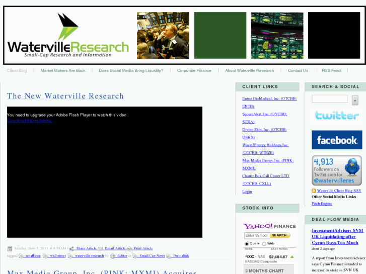 www.watervilleresearch.com