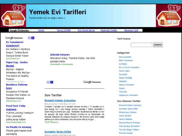 www.yemekevi.net