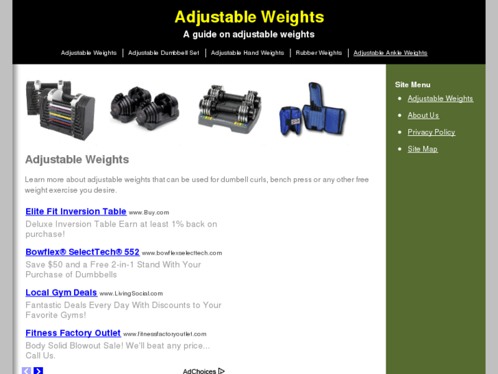 www.adjustableweights.org