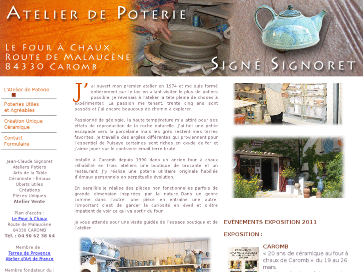 www.ceramique-poterie-signoret.com