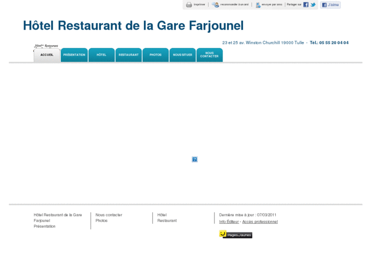 www.hotelrestaurantdelagarefarjounel.com