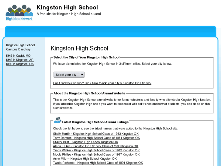 www.kingstonhighschool.net