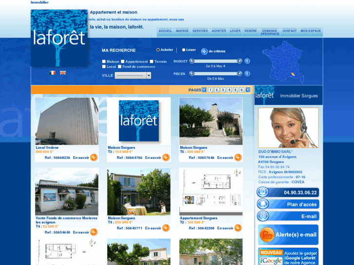 www.laforet-immobilier-sorgues.com