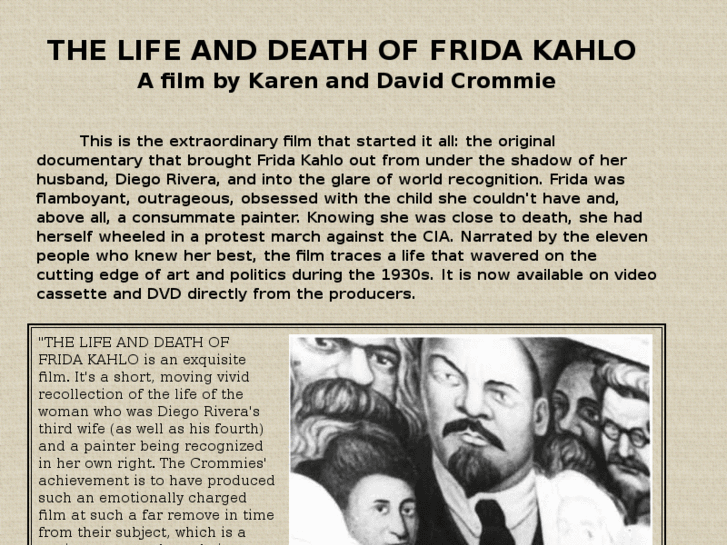 www.lifeanddeathoffridakahlo.com