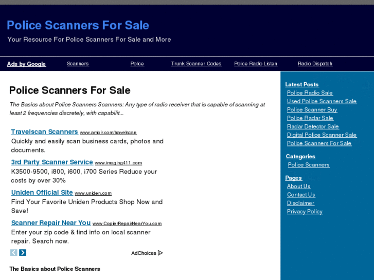 www.policescannersforsale.org