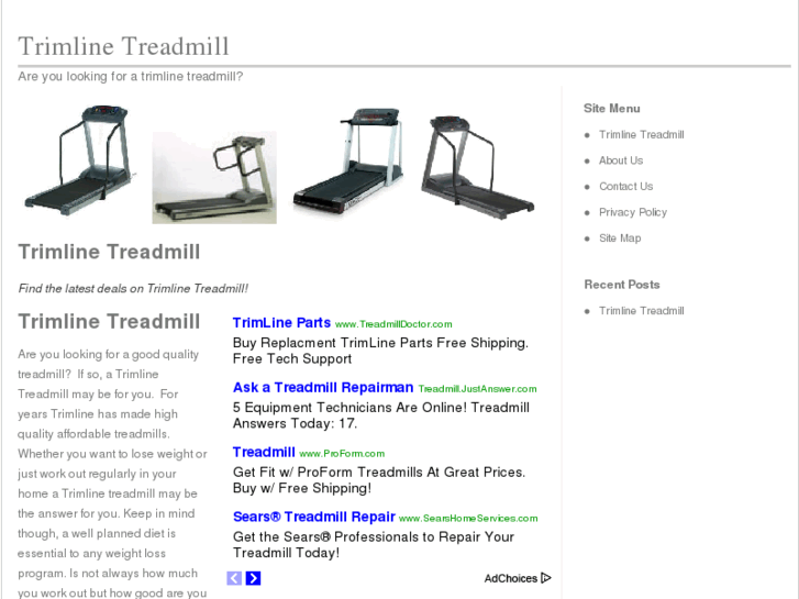 www.trimlinetreadmill.org