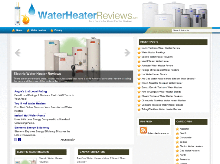 www.waterheaterreviews.org