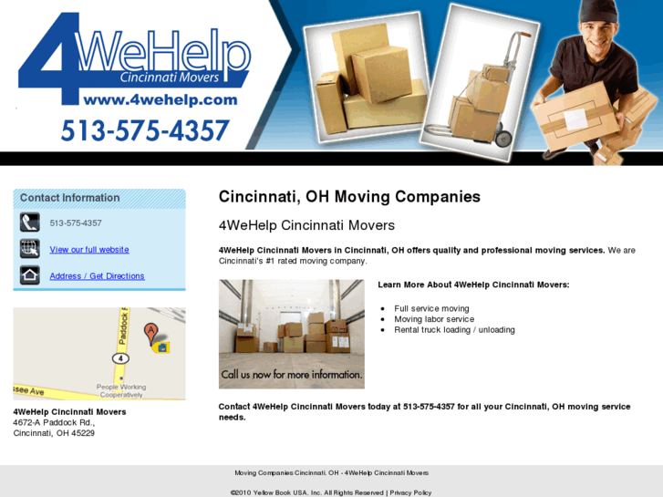 www.4wehelpcincinnatimovers.net