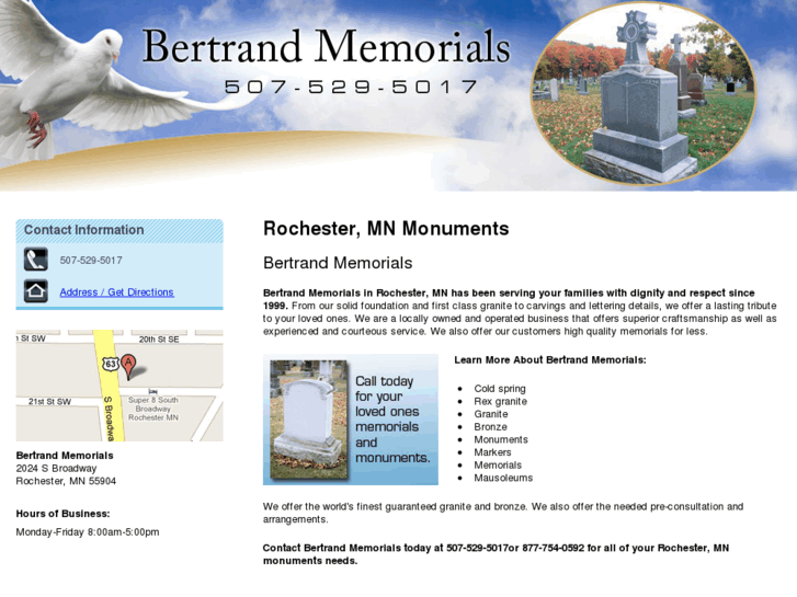 www.bertrandmemorials.net