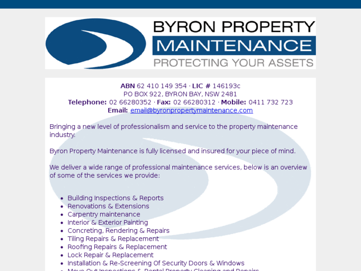 www.byronpropertymaintenance.com