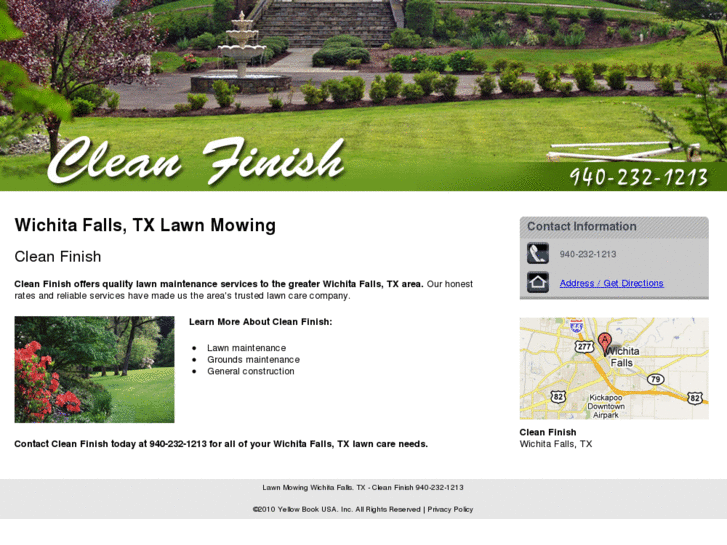 www.cleanfinishlawncare.com