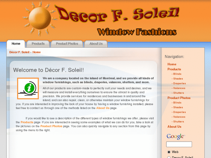 www.decorfsoleil.com