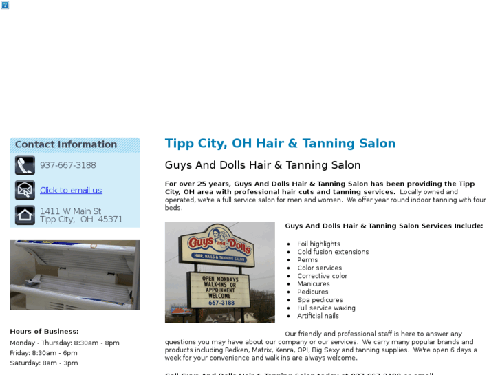 www.guysanddollshairandtanningsalon.com