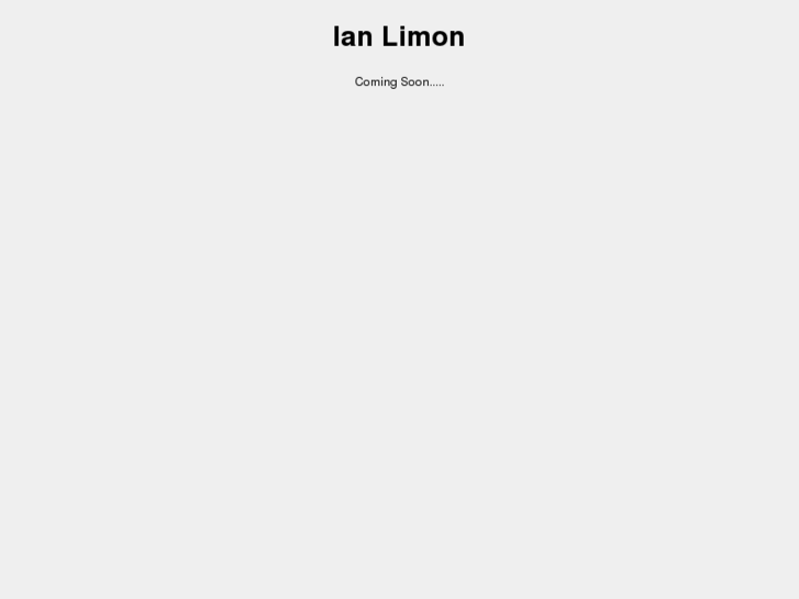 www.ianlimon.com